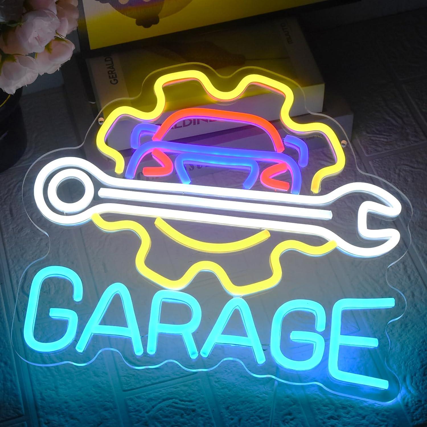 Enseigne néon LED USB à intens - Auto Repair Shop In avis et prix