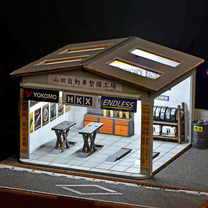 Kit de Diorama d'Atelier de Ré - Auto Repair Shop In avis et prix