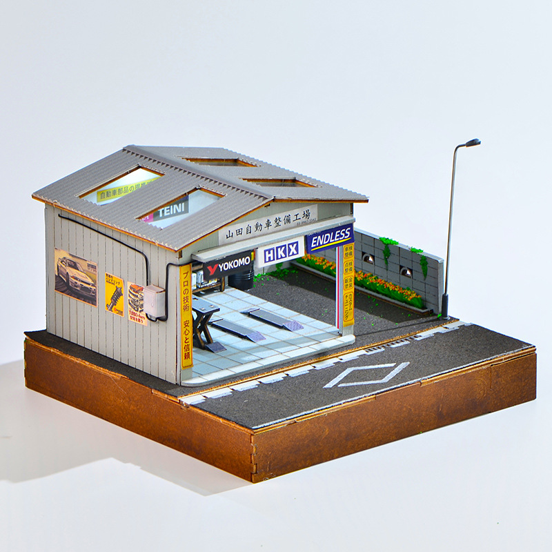 Kit de Diorama d'Atelier de Ré - Auto Repair Shop In avis et prix